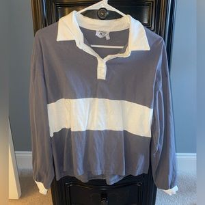 Princess Polly two-toned collared long sleeve